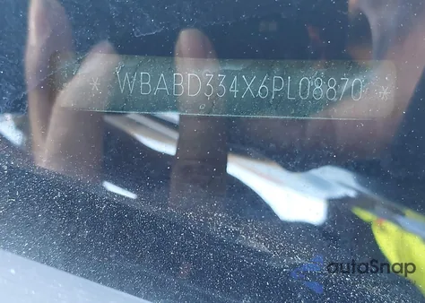 2006 BMW 325Ci from USA, damaged, VIN WBABD334X6PL08870